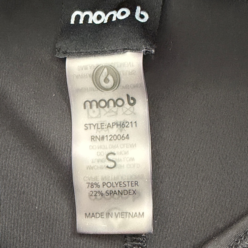 Mono B Charcoal Leggings - Picture 2 of 2